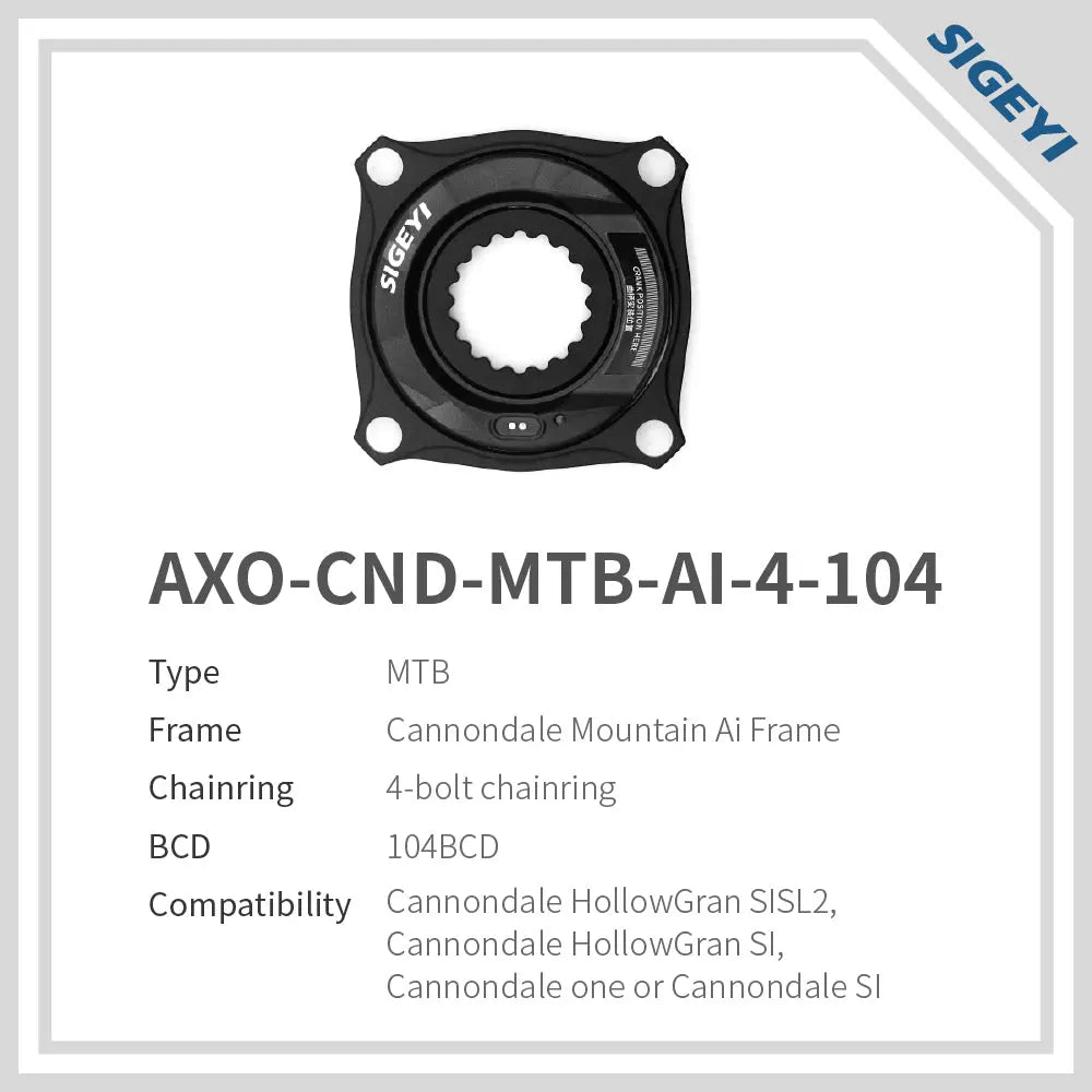 Sigeyi AXO for Cannondale Power meter BASSONDERSE CYCLES