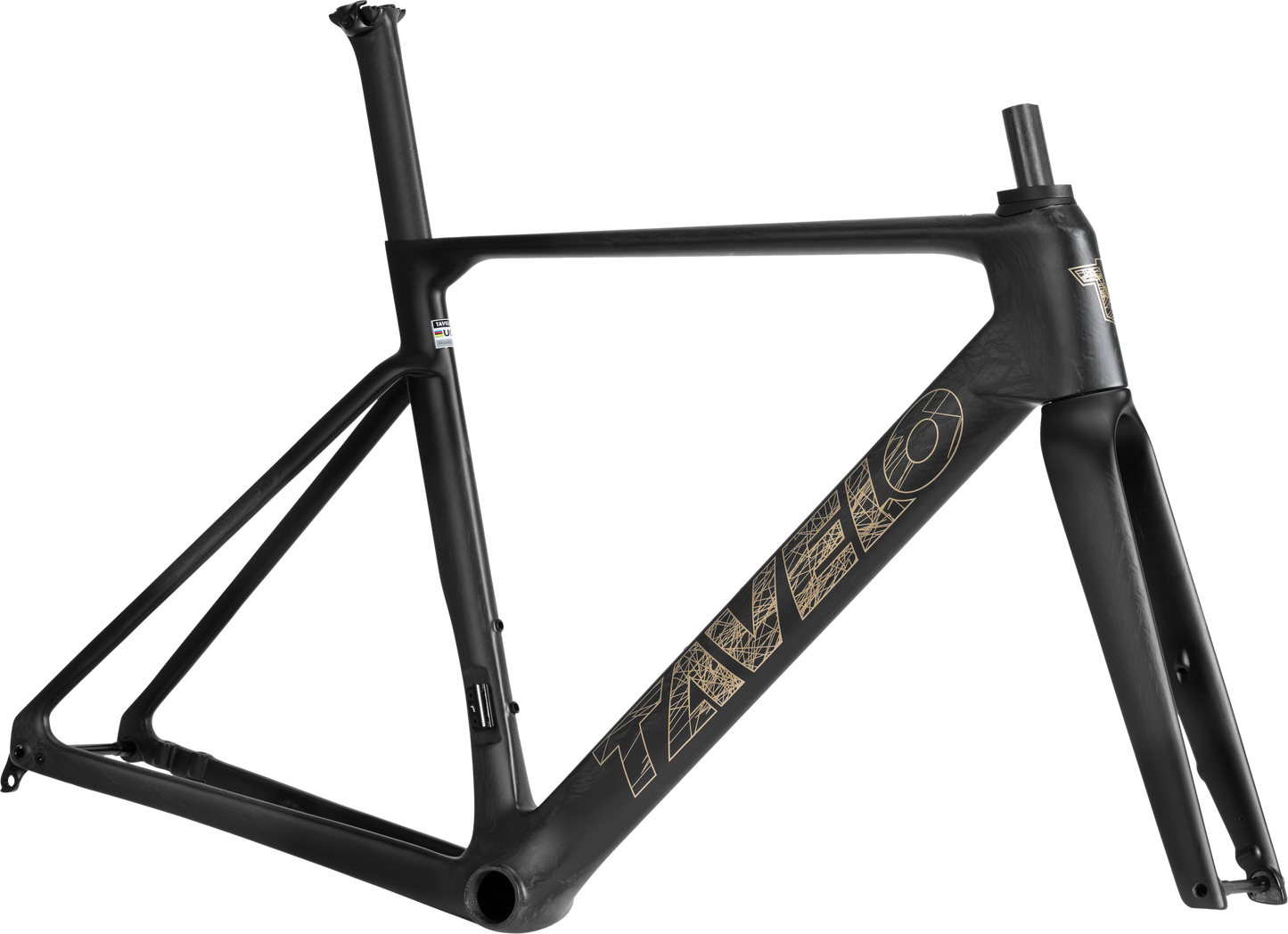Tavelo Arow SL Frameset - Plaid (Incl Integrated Handlebar)