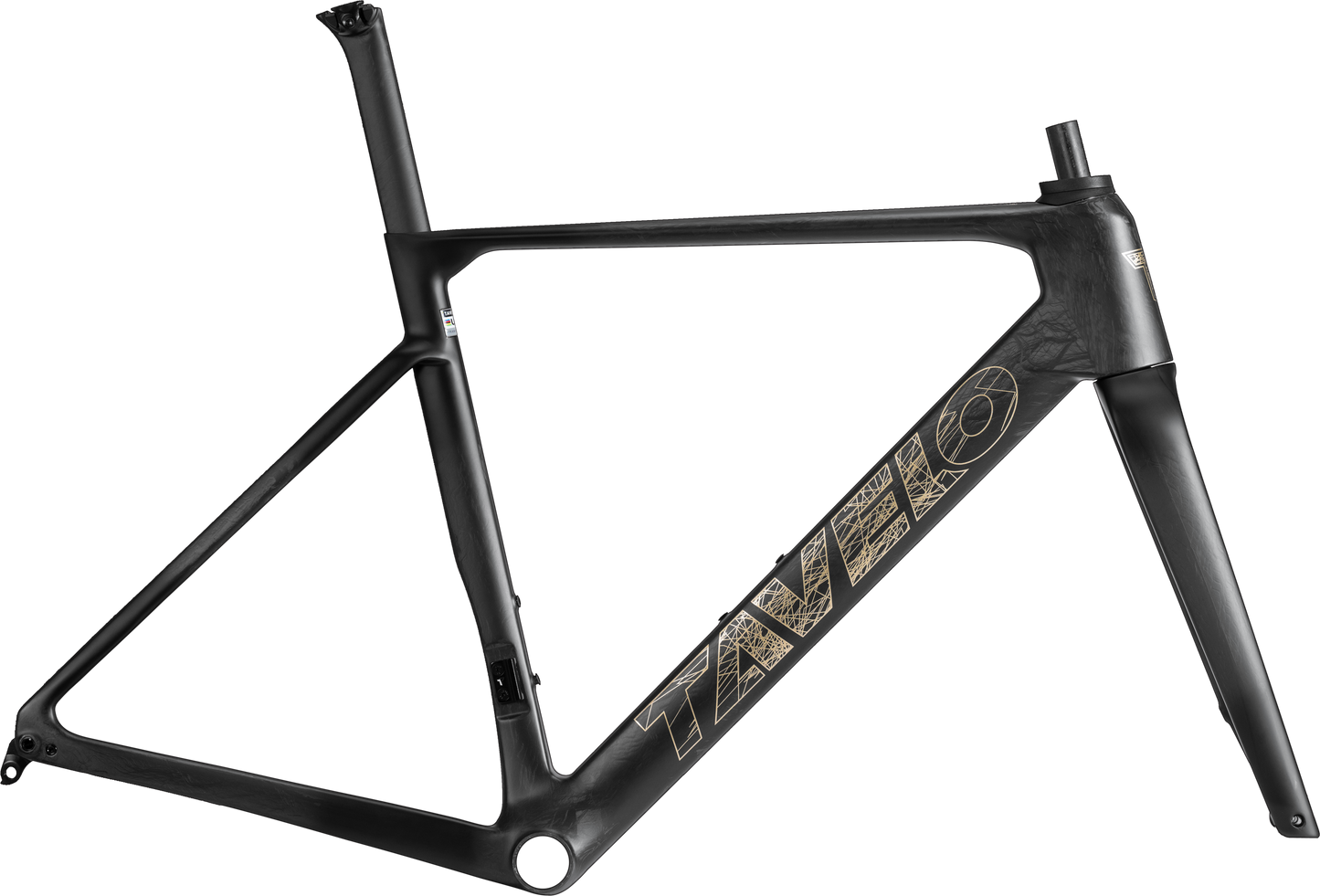 Tavelo Arow SL Frameset - Plaid (Incl Integrated Handlebar)