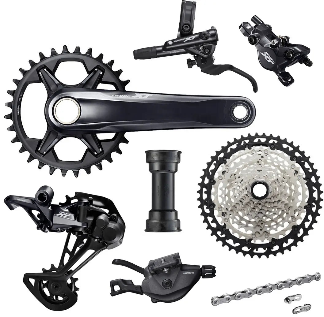 Shimano XT M8100 1x12 Complete Disc Brake Groupset BASSONDERSE CYCLES