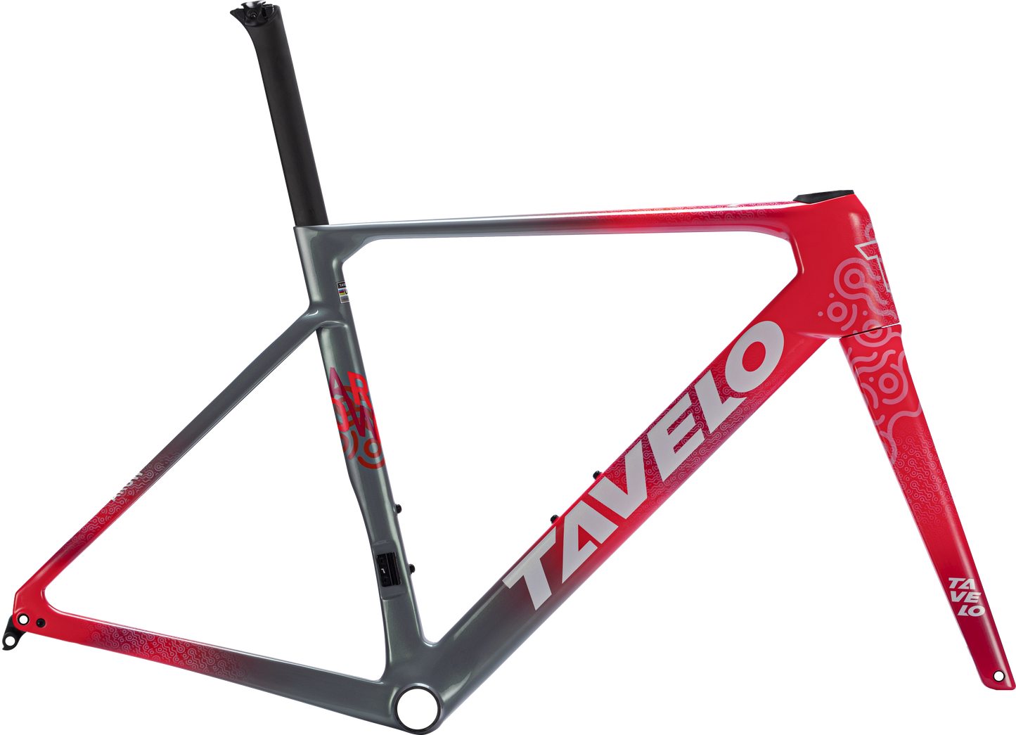 Tavelo Arow Race Frameset - Volcano (Incl Integrated Handlebar)