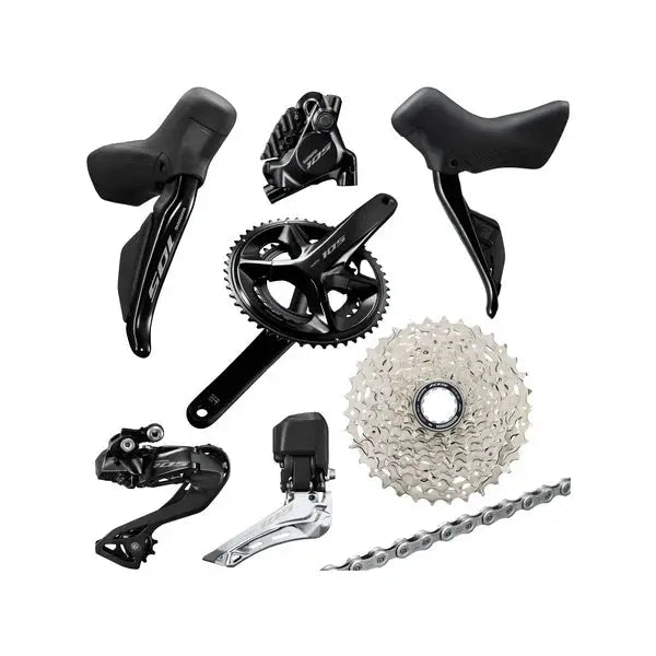 Shimano 105 R7170 Di2 Disc Groupset - 12 Speed BASSONDERSE CYCLES