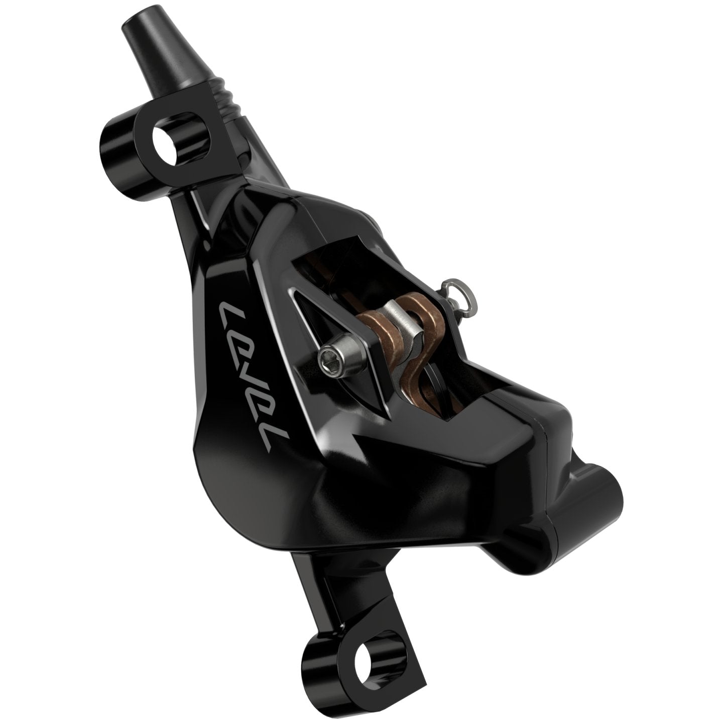 SRAM Level Stealth Disc Brake - Silver | 2-Piston | C1 - Set (Front + Rear) | Black