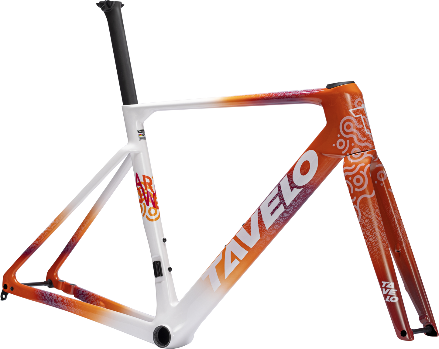 Tavelo Arow Race Frameset - Dune (Incl Integrated Handlebar)