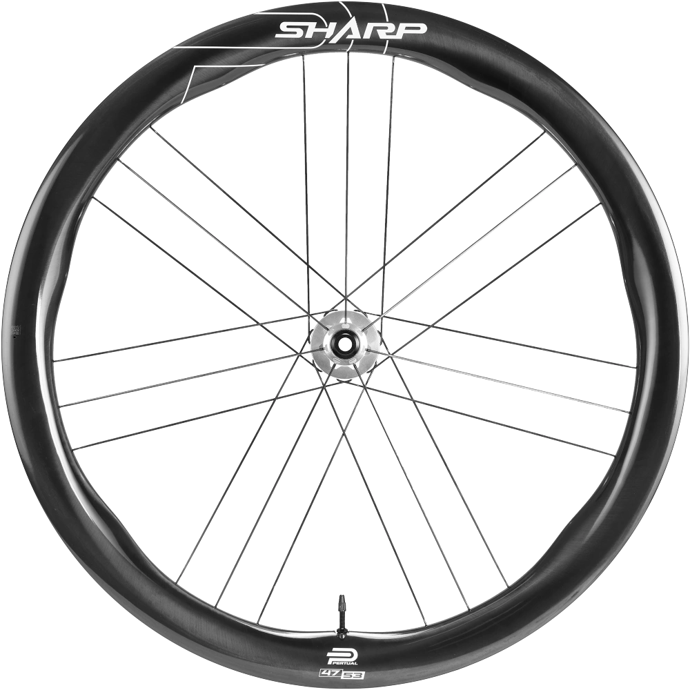 Pertual Sharp Pro 47/58 Disc Carbon Road Bike Wheelset BASSONDERSE CYCLES