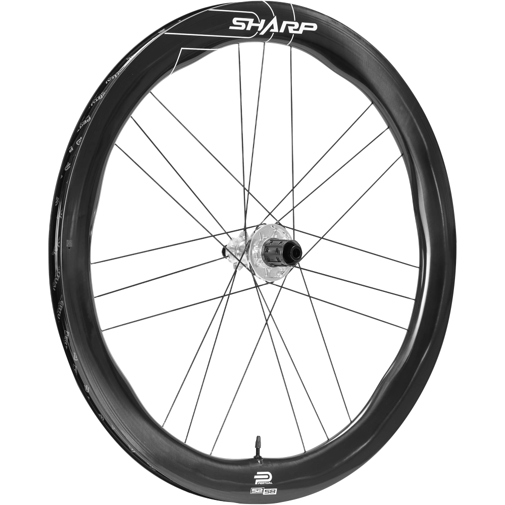Pertual Sharp Pro 47/58 Disc Carbon Road Bike Wheelset BASSONDERSE CYCLES