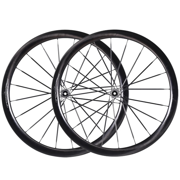Toccay AERO-40 Ghost 40mm Carbon Wheelset -Carbon Spokes BASSONDERSE CYCLES