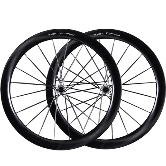 Toccay AERO-50 Ghost Wheelset CARBON -Carbon Spokes BASSONDERSE CYCLES