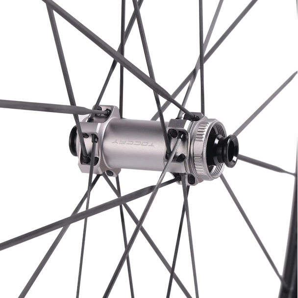Toccay AERO-50 Ghost Wheelset CARBON -Carbon Spokes BASSONDERSE CYCLES