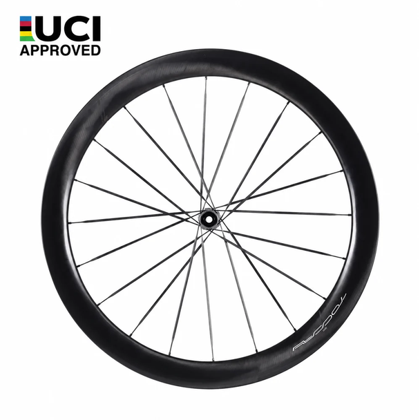 Toccay AERO-50 Ghost Wheelset CARBON -Carbon Spokes BASSONDERSE CYCLES