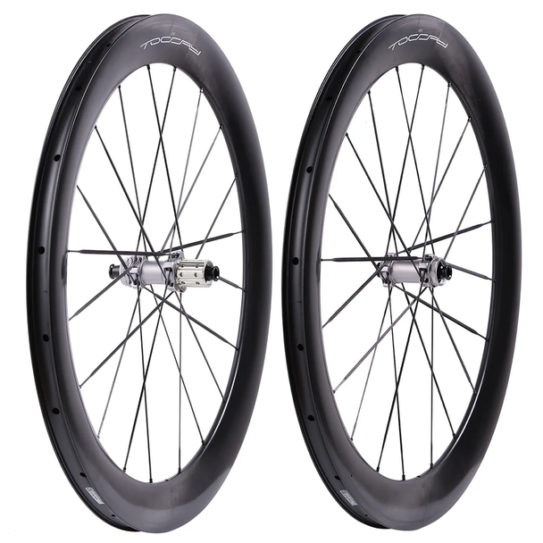 Toccay AERO-60 Ghost Wheelset CARBON -Carbon Spokes BASSONDERSE CYCLES