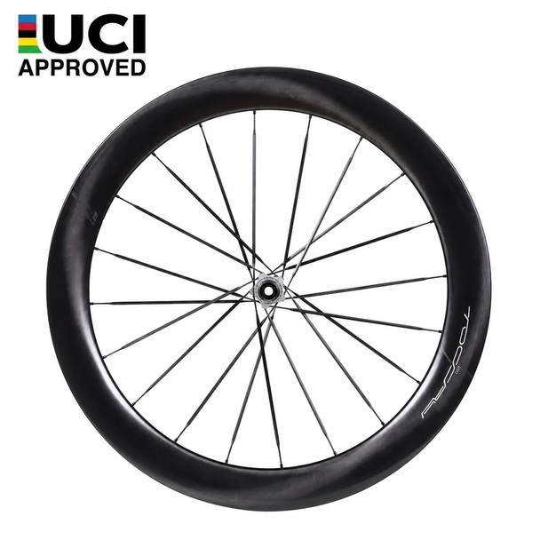 Toccay AERO-60 Ghost Wheelset CARBON -Carbon Spokes BASSONDERSE CYCLES