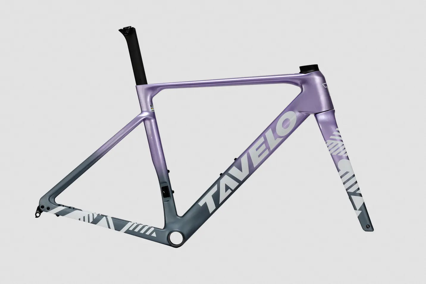 Tavelo Arow Race Frameset - Zebra Purple BASSONDERSE CYCLES