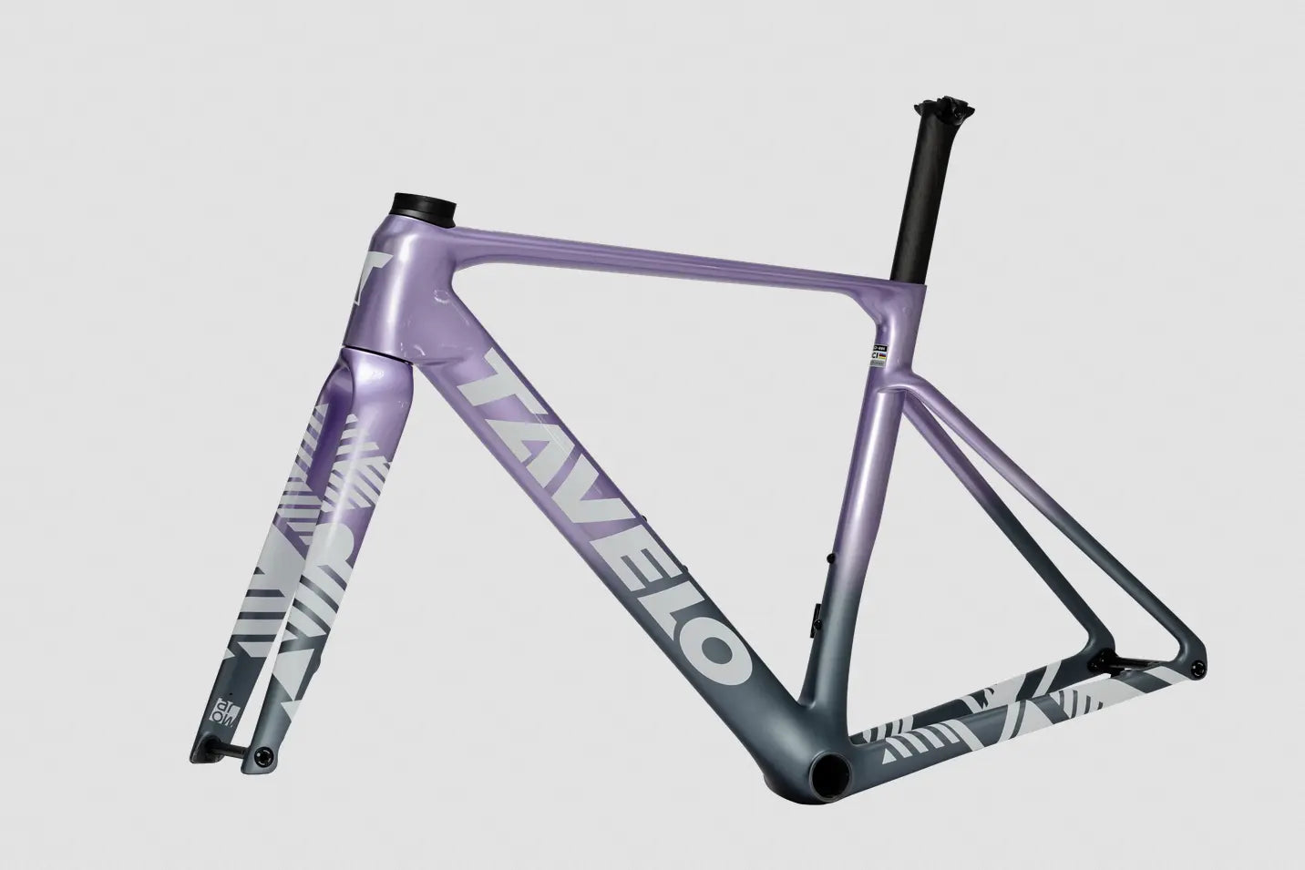 Tavelo Arow Race Frameset - Zebra Purple BASSONDERSE CYCLES