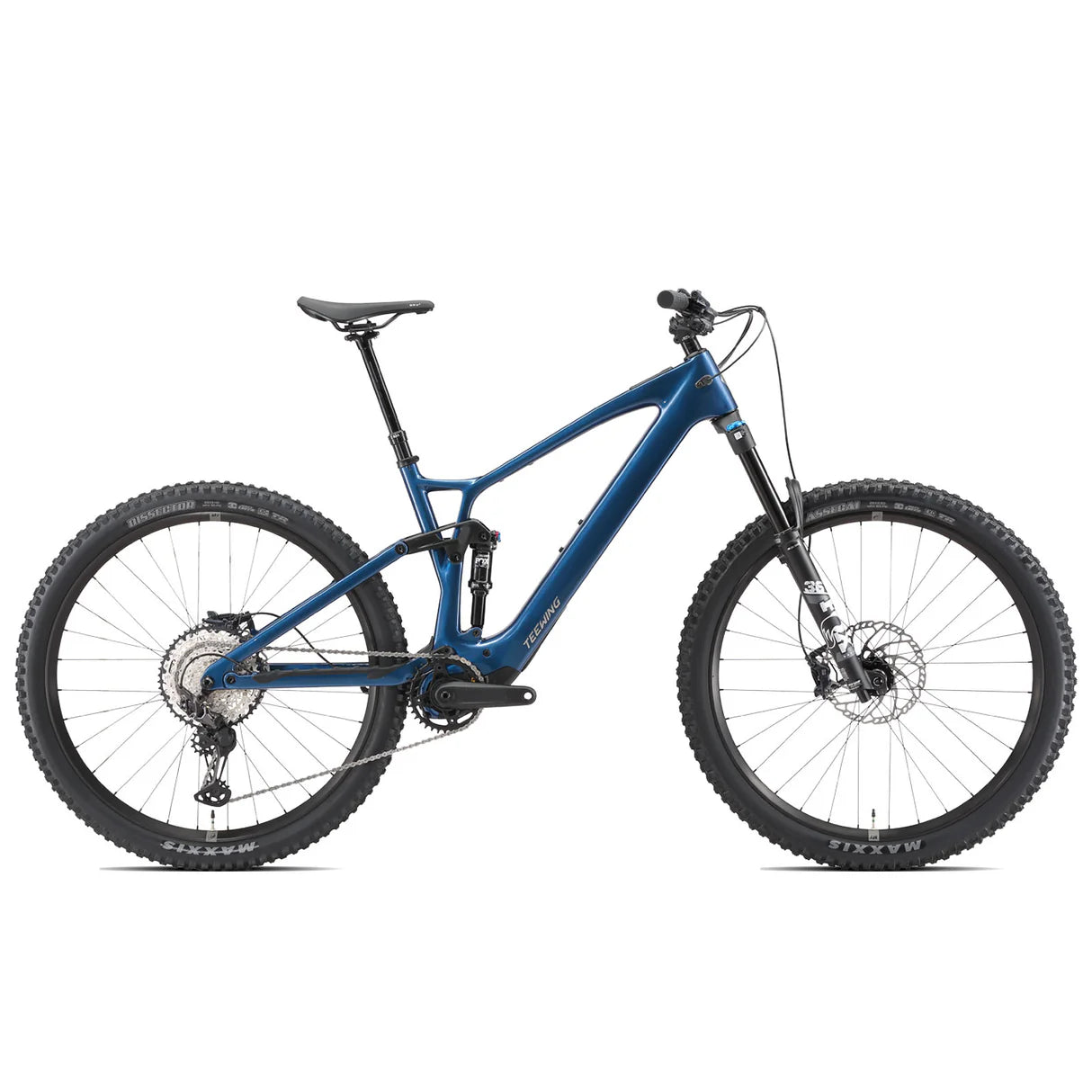 Teewing Turbo Force XT carbon electric mountain bike with DJI Avinox motor - Blue