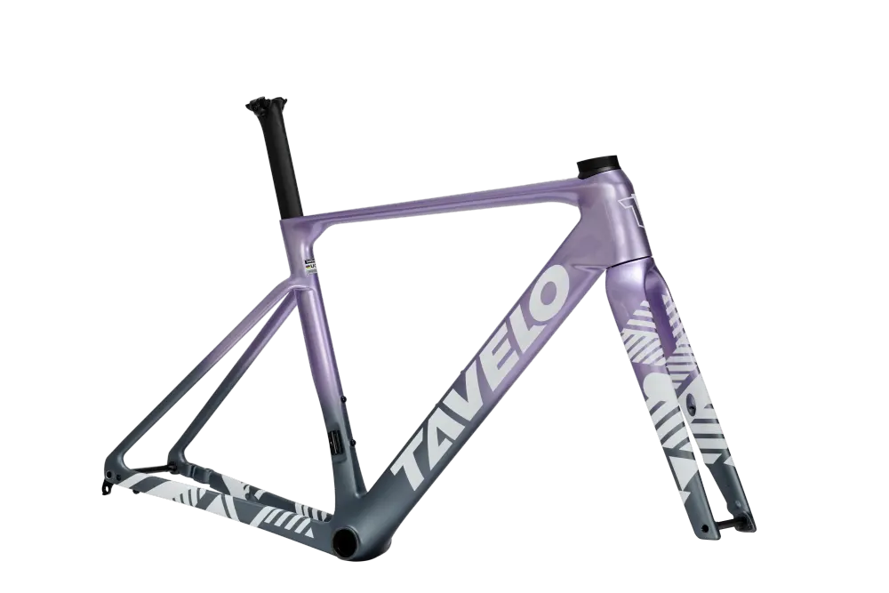 Tavelo Arow Race Frameset - Zebra Purple BASSONDERSE CYCLES